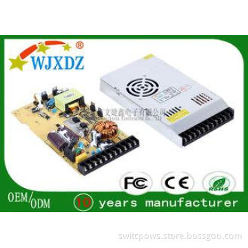 Ultra Thin AC DC Switching Power Supply 300W 5V 60A , LED D